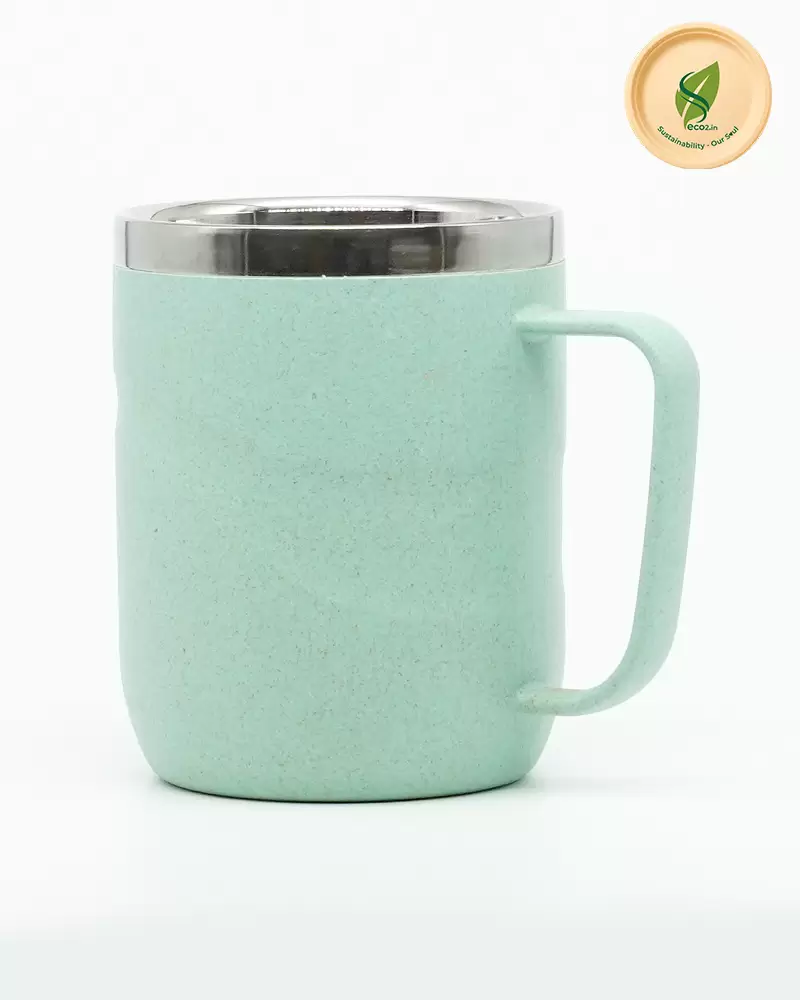 Eco Waves Steel Mug-Large image