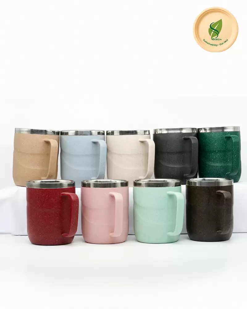 Eco Waves Steel Mug-Large - Image 5